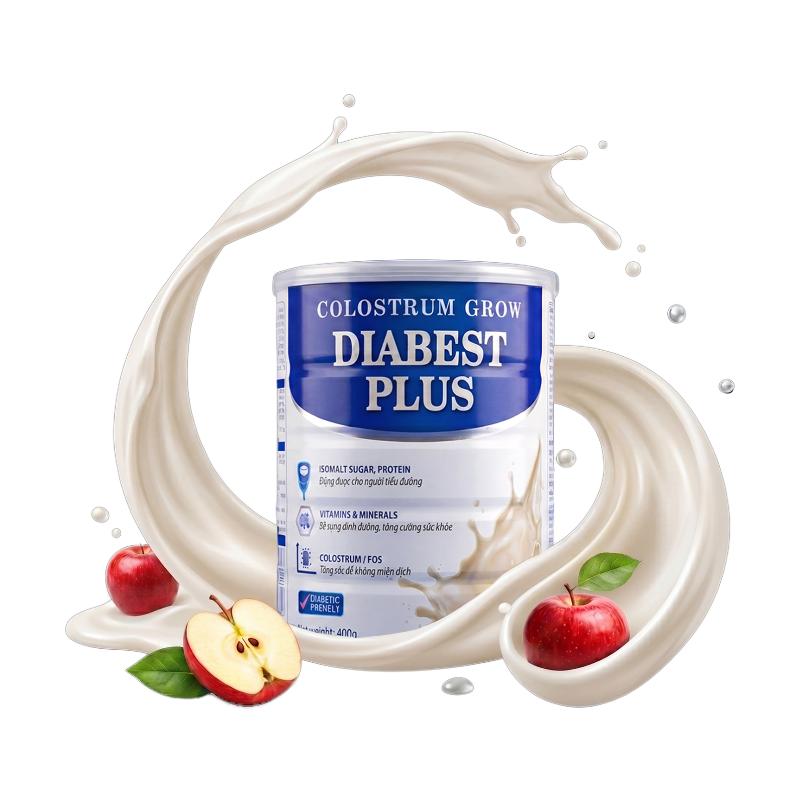 Dinh dưỡng Colostrum Grow Diabest Plus cho nhu cầu sức khỏe hằng ngày
